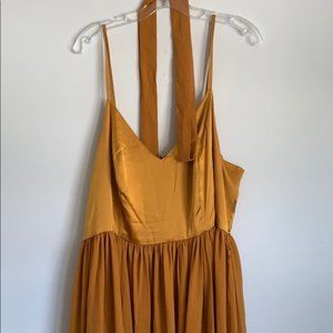 Golden Maxi Dress